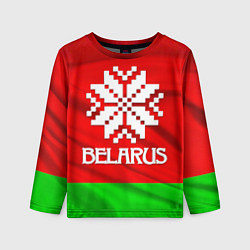 Лонгслив детский Belarus, цвет: 3D-принт