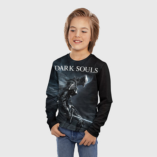 Детский лонгслив Dark Souls / 3D-принт – фото 3