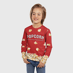 Лонгслив детский Popcorn, цвет: 3D-принт — фото 2