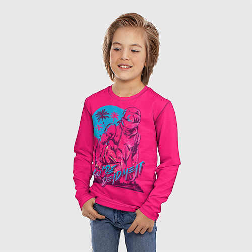 Детский лонгслив You're dead meat / 3D-принт – фото 3