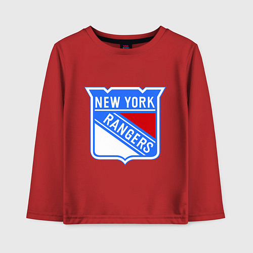 Детский лонгслив New York Rangers / Красный – фото 1