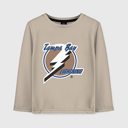 Лонгслив хлопковый детский Tampa Bay, цвет: миндальный