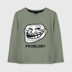 Детский лонгслив Trollface. Problem? Проблемы?