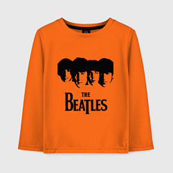 Лонгслив хлопковый детский The Beatles: Faces, цвет: оранжевый