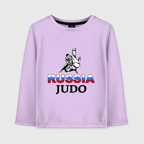 Детский лонгслив Russia judo / Лаванда – фото 1
