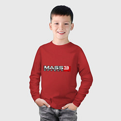 Лонгслив хлопковый детский Mass Effect 3, цвет: красный — фото 2