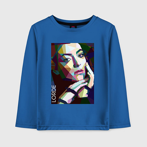 Детский лонгслив Lorde Art / Синий – фото 1