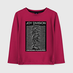 Лонгслив хлопковый детский Joy Division: Unknown Pleasures, цвет: маджента