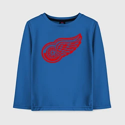 Лонгслив хлопковый детский Detroit Red Wings: Pavel Datsyuk, цвет: синий