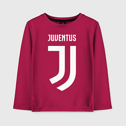 Лонгслив хлопковый детский FC Juventus, цвет: маджента