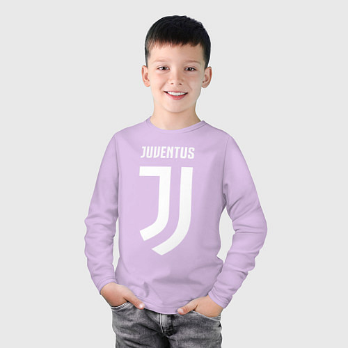 Детский лонгслив FC Juventus / Лаванда – фото 3