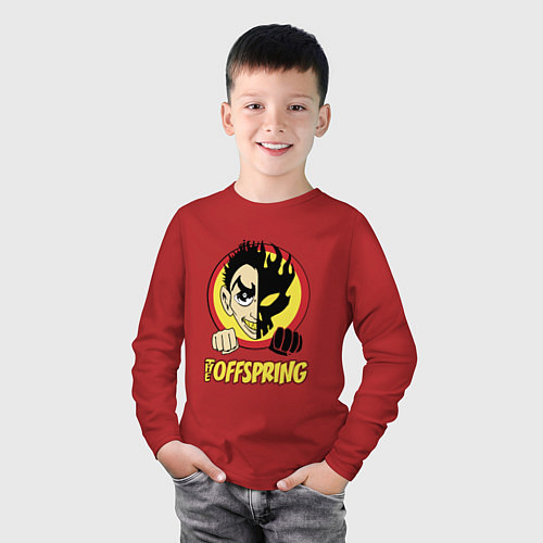 Детский лонгслив The Offspring Boy / Красный – фото 3
