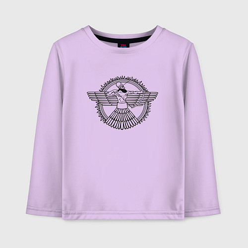 Детский лонгслив Assyrian archer / Лаванда – фото 1