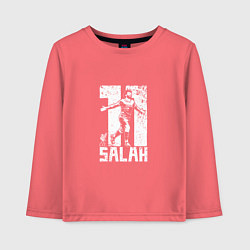 Лонгслив хлопковый детский Salah 11, цвет: коралловый