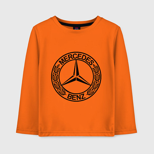 Детский лонгслив Mercedes-Benz / Оранжевый – фото 1