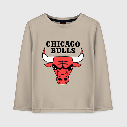Детский лонгслив Chicago Bulls / Миндальный – фото 1