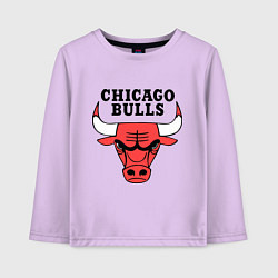 Лонгслив хлопковый детский Chicago Bulls, цвет: лаванда