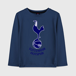 Лонгслив хлопковый детский Tottenham FC, цвет: тёмно-синий