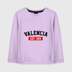 Детский лонгслив FC Valencia Est. 1919