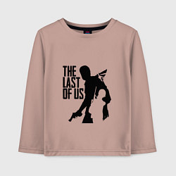 Лонгслив хлопковый детский THE LAST OF US, цвет: пыльно-розовый