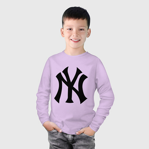 Детский лонгслив New York Yankees / Лаванда – фото 3