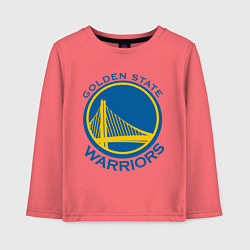 Лонгслив хлопковый детский Golden state Warriors, цвет: коралловый