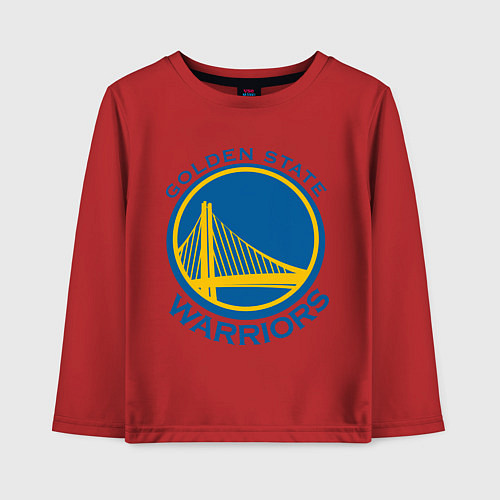 Детский лонгслив Golden state Warriors / Красный – фото 1