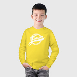 Лонгслив хлопковый детский BTS JIMIN, цвет: желтый — фото 2