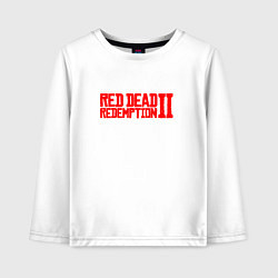 Лонгслив хлопковый детский Red Dead Redemption 2, цвет: белый