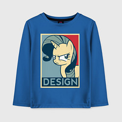 Лонгслив хлопковый детский MLP: Design, цвет: синий