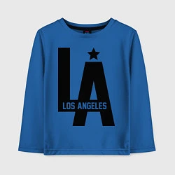 Лонгслив хлопковый детский Los Angeles Star, цвет: синий