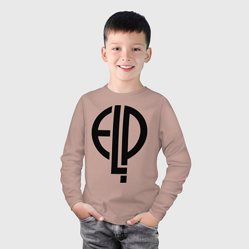 Детский лонгслив E.L.P / Пыльно-розовый – фото 3