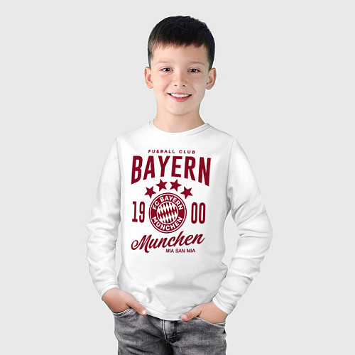 Детский лонгслив Bayern Munchen 1900 / Белый – фото 3