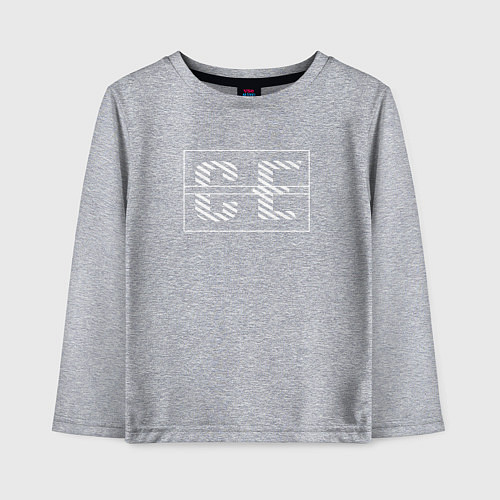 Детский лонгслив CAV EMPT / Меланж – фото 1