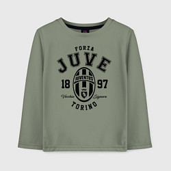 Лонгслив хлопковый детский Forza Juve 1897: Torino, цвет: авокадо