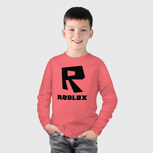 Детский лонгслив ROBLOX / Коралловый – фото 3