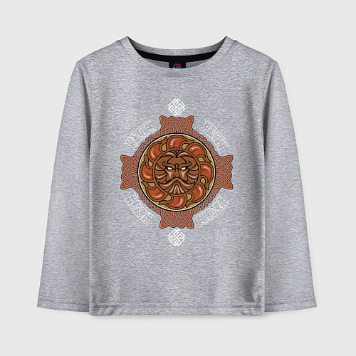 Детский лонгслив РУСИЧ / Меланж – фото 1