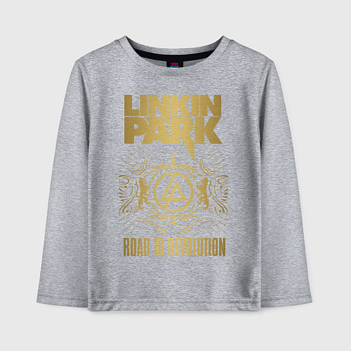 Детский лонгслив Linkin Park: Road to Revolution / Меланж – фото 1