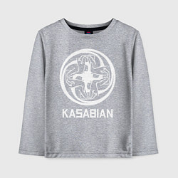 Лонгслив хлопковый детский Kasabian: Symbol, цвет: меланж