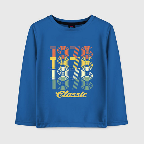 Детский лонгслив 1976 Classic / Синий – фото 1