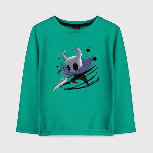 Детский лонгслив Hollow Knight / Зеленый – фото 1