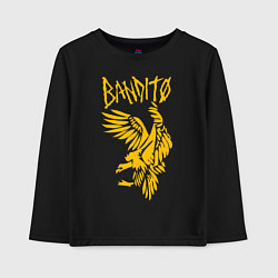 Лонгслив хлопковый детский TOP: BANDITO, цвет: черный