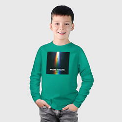 Лонгслив хлопковый детский IMAGINE DRAGONS, цвет: зеленый — фото 2