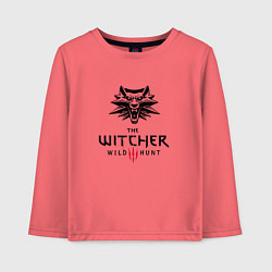 Лонгслив хлопковый детский THE WITCHER 3:WILD HUNT, цвет: коралловый
