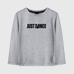 Лонгслив хлопковый детский JUST DANCE, цвет: меланж
