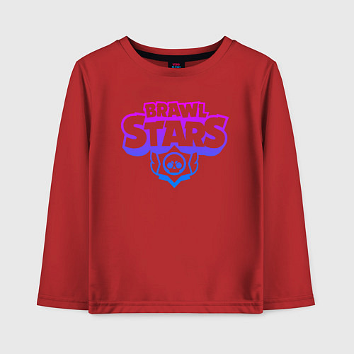 Детский лонгслив BRAWL STARS / Красный – фото 1