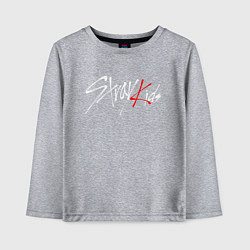 Лонгслив хлопковый детский STRAY KIDS FELIX, цвет: меланж
