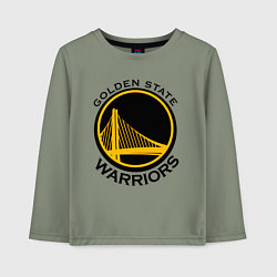 Лонгслив хлопковый детский GOLDEN STATE WARRIORS, цвет: авокадо