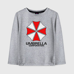 Лонгслив хлопковый детский UMBRELLA CORP, цвет: меланж