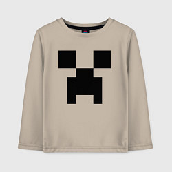 Лонгслив хлопковый детский Minecraft, цвет: миндальный